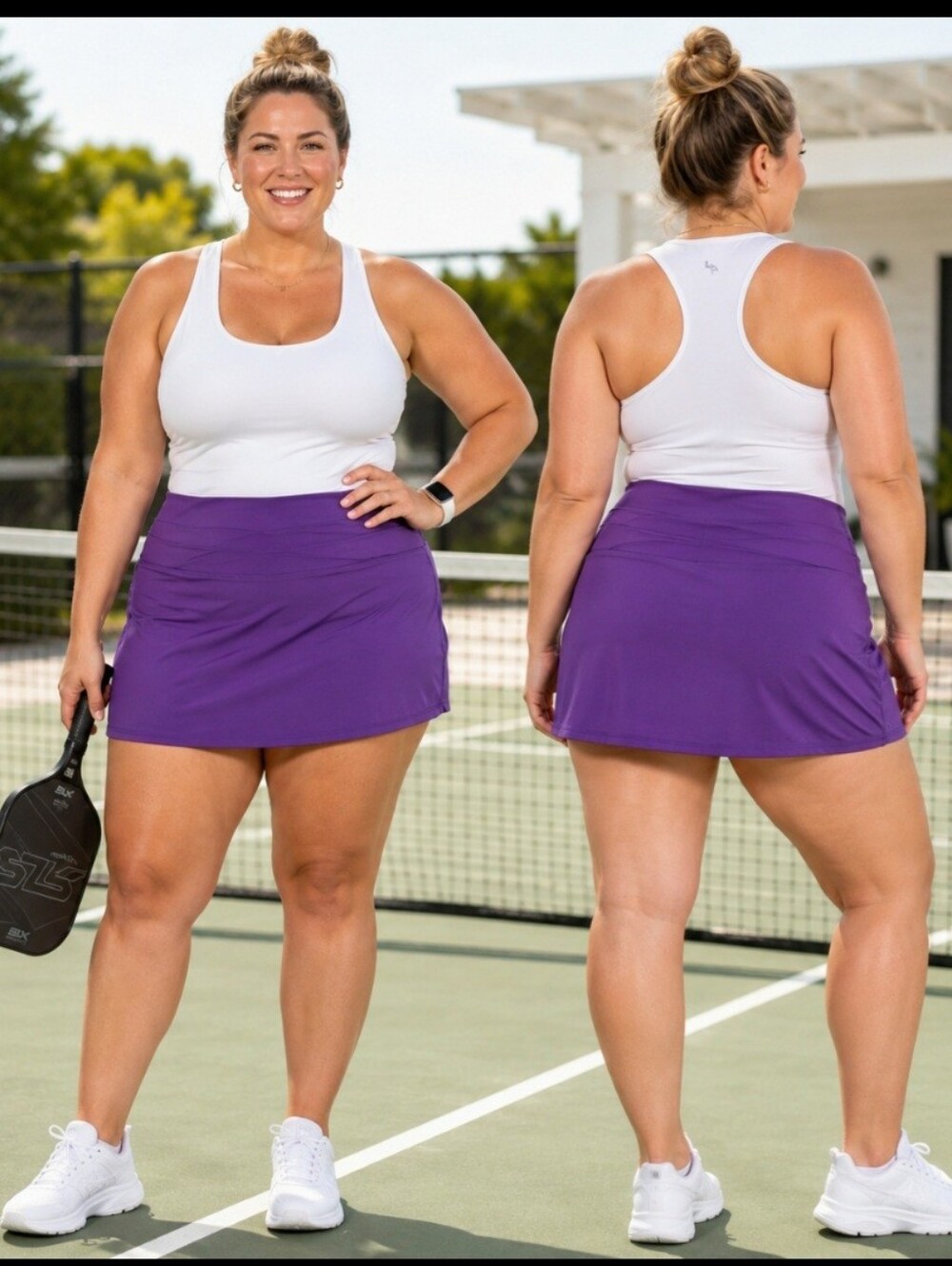 LAB Women’s XL High-Rise Skort Aurora Purple NWT